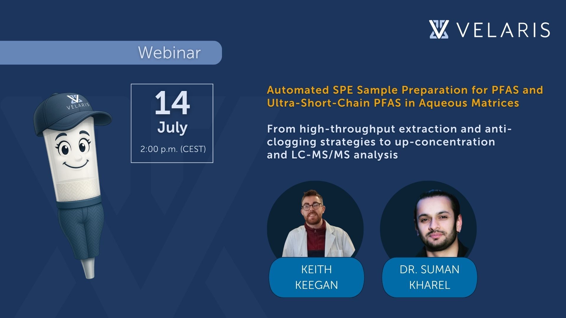 PFAS Webinar Speakers PFAS Webinar Speakers